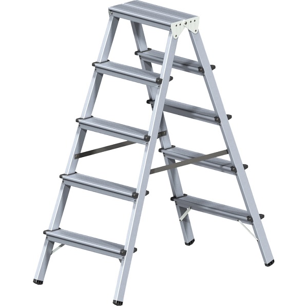 НОВАЯ ВЫСОТА 1140205 Стремянка двухсторонняя сталь 5 ступеней, 117см, 5,5кг