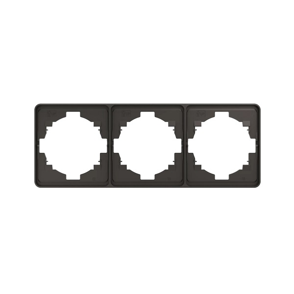 KRANZ MIELE ROUND ТИТАН Рамка 3-местная