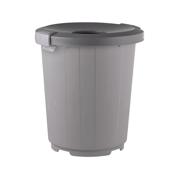 Бак с крышкой-воронка 105 л ELLASTIK-PLAST, антрацит