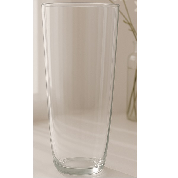 Ваза стекло НИНА h29см, d12см, 2,22л, прозрачный