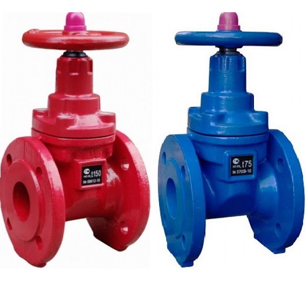 Задвижка чугунная d125 30ч39р СибЗТА для холодной воды, с обрезиненным клином