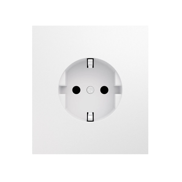 KRANZ MIELE STRONG ЖЕМЧУГ Розетка с заземлением с защитными шторками