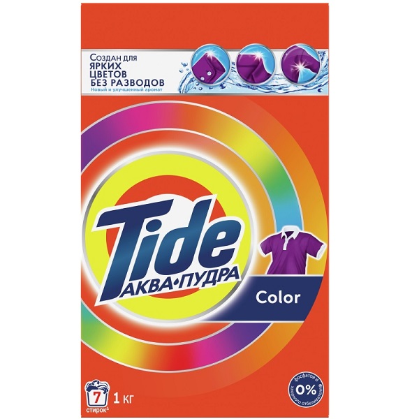 Порошок стиральный TIDE  1 кг автомат Color