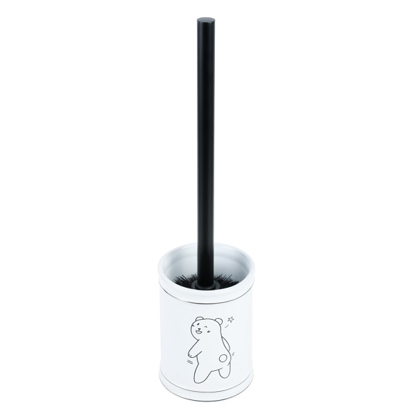 FIXSEN Teddy FX-600-5 Ёрш напольный, керамика/пластик, белый/черный