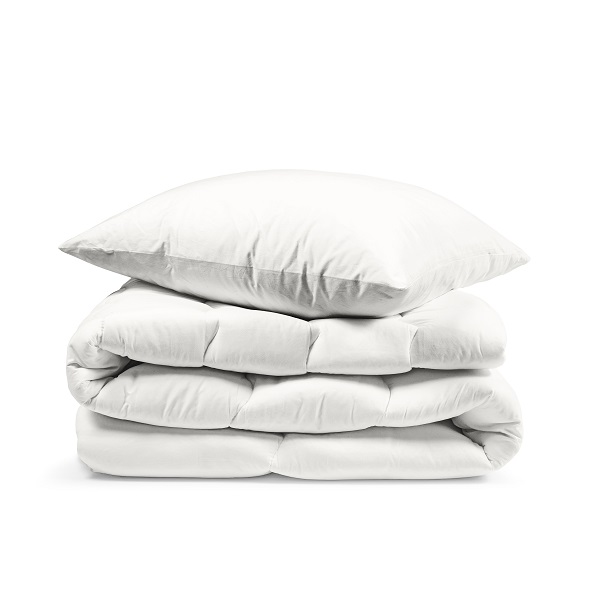 Niteva Комплект постельного белья евро 220х200см поплин 10090 белый