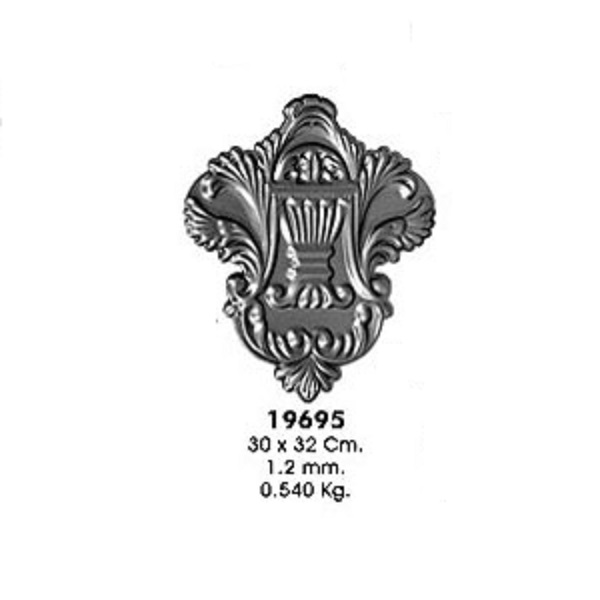 Декоративный элемент 19695 (30х32см, 1,2мм, 0,540кг)