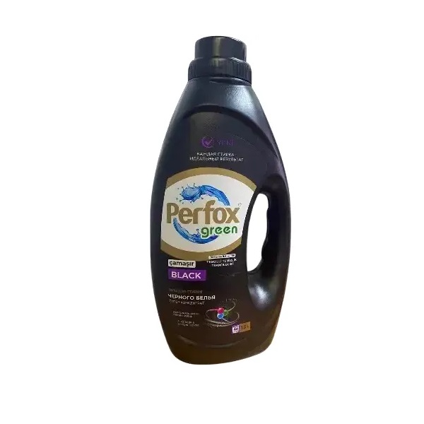 Гель-концентрат  для стирки PERFOX Green Black для черного белья, 1.6л