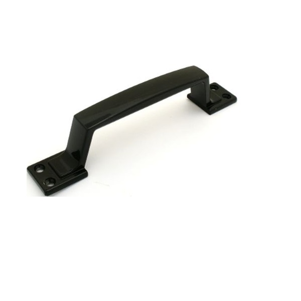 Ручка накладная скоба металлическая PС- 60, черная