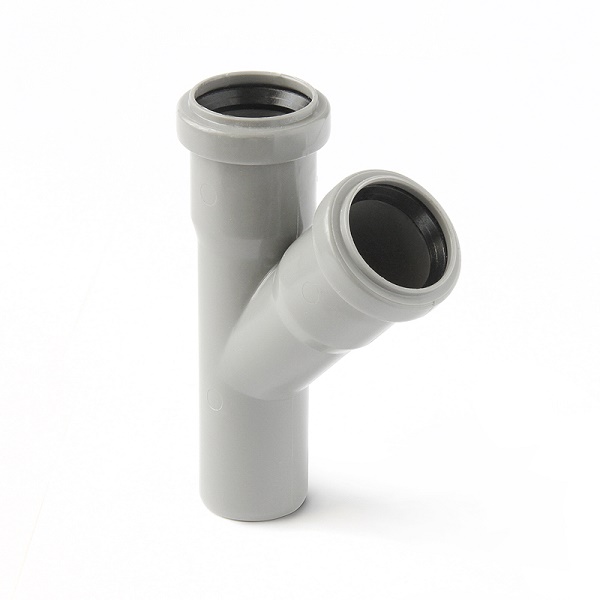 Тройник Ø 40х40 мм 45° полипропилен