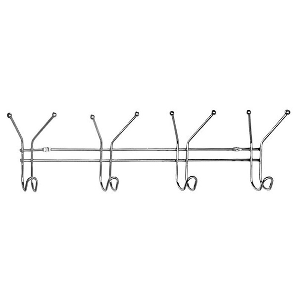 MILARDO 003W000M41 Планка с 4-мя крючками, хром