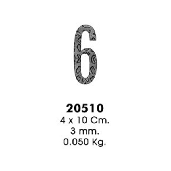 Декоративный элемент 20510-6 (4х10см, 3,0мм, 0,050кг)