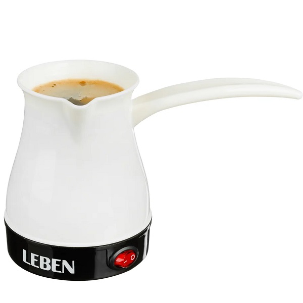 Турка электрическая LEBEN 0,4л 700Вт, пластик