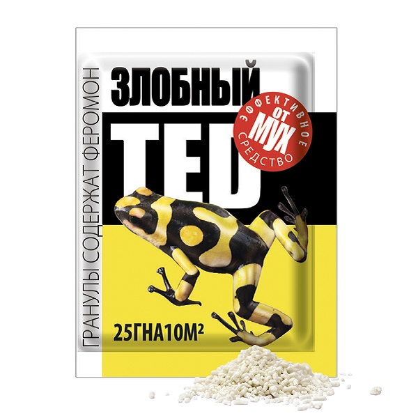 Гранулы от мух ЗЛОБНЫЙ ТЭД 25г