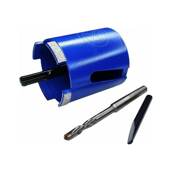 Коронка алмазная по бетону хвостовик SDS-Plus d 80 мм VERTEXTOOLS