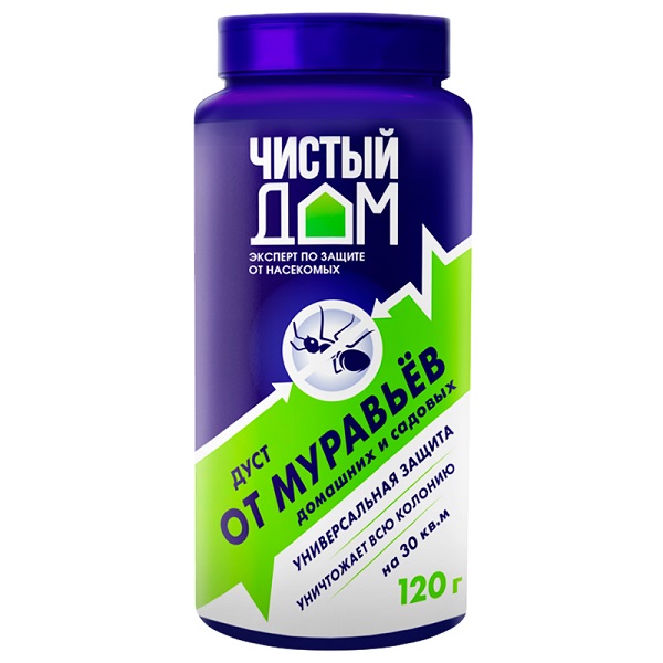 Дуст ЧИСТЫЙ ДОМ 120 г порошок