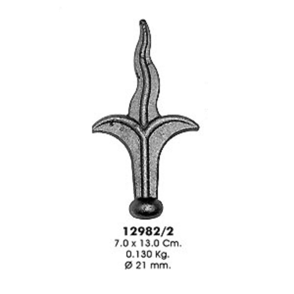 Пика 12982/2 (7,0х13,0см, d-21мм, 0,130кг)