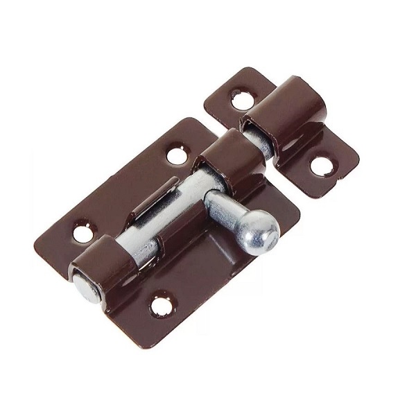 Задвижка дверная МЕТАЛЛИСТ ЗТ4, коричневый