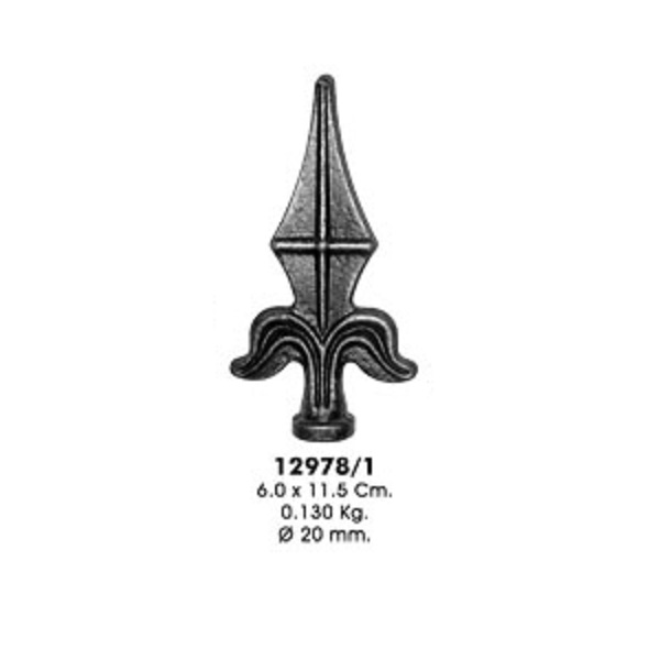 Пика 12978/1 (6,0х11,5см, d-20мм, 0,130кг)