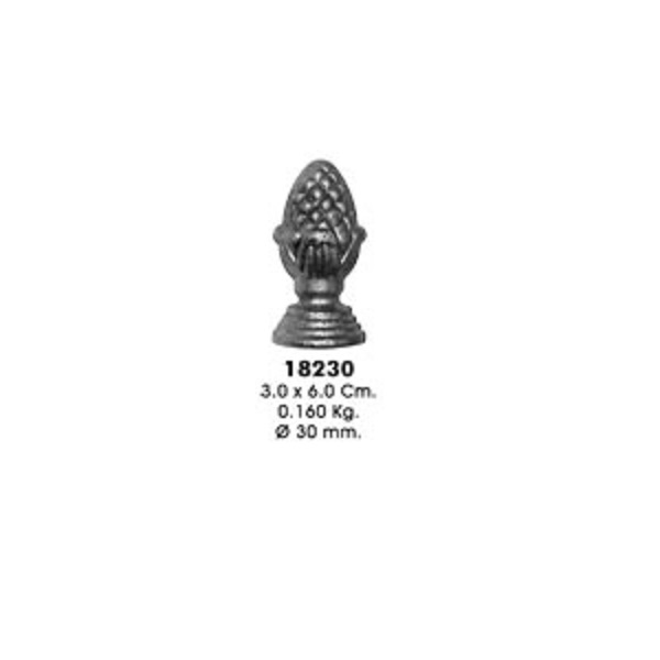 Наконечник 18230 (3,0х6,0см, d-30мм, 0.160кг)