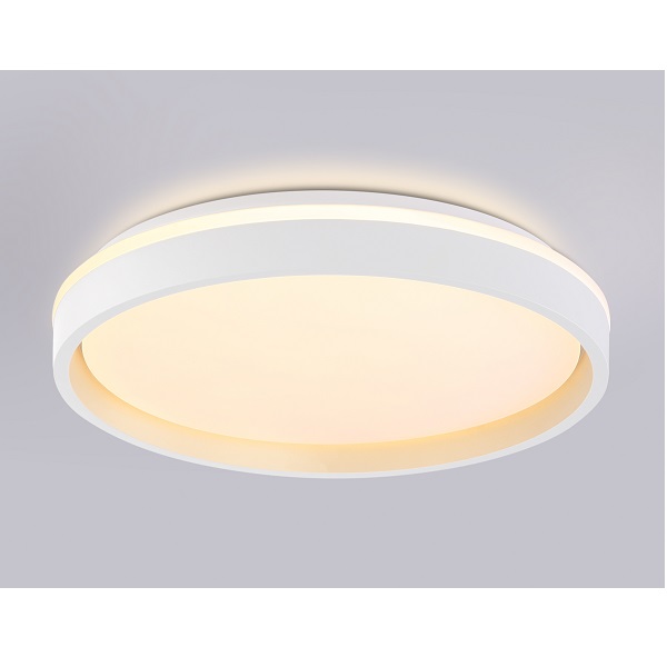Люстра AMBRELLA LIGHT FZ607 66Вт 3000-6500K+RGB, до 18м2, ПДУ, белый/золото