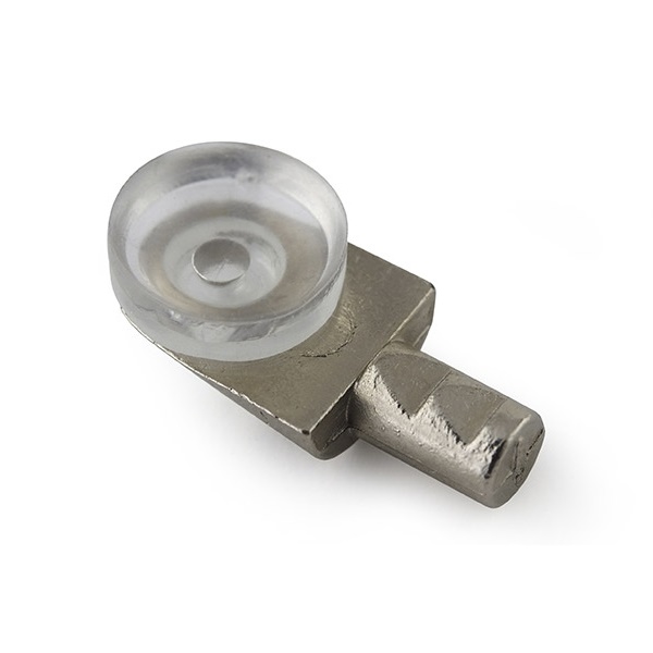 Полкодержатель для стекла с присоской Хром, комплект 4 шт.