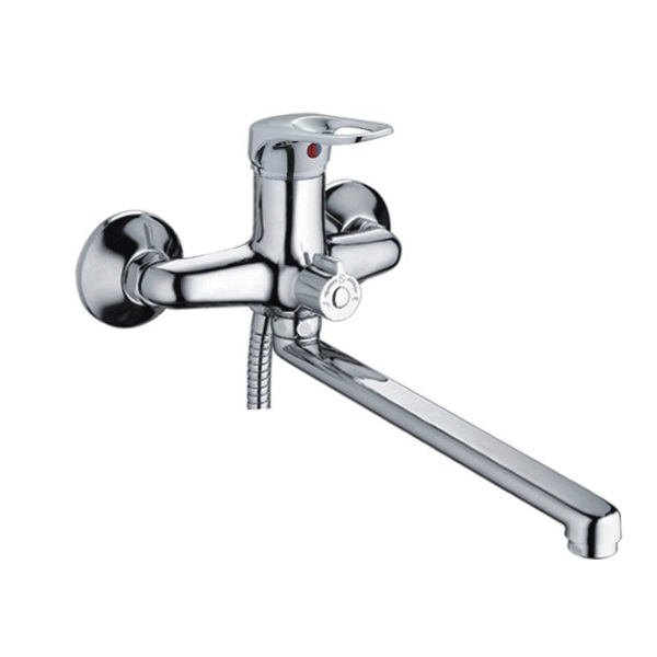 Смеситель для ванны LEDEME L2237-B, длинный излив, хром