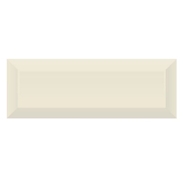 TERRACOTTA  Beveled tile плитка настенная ваниль 100х300 (0,03м2)