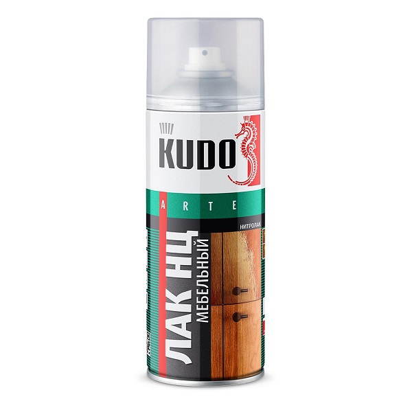 Лак KUDO Arte мебельный матовый, 520 мл