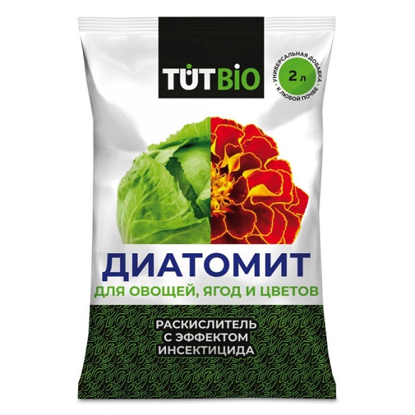 Диатомит ТУТ БИО 2л раскислитель с эффектом инсектицида