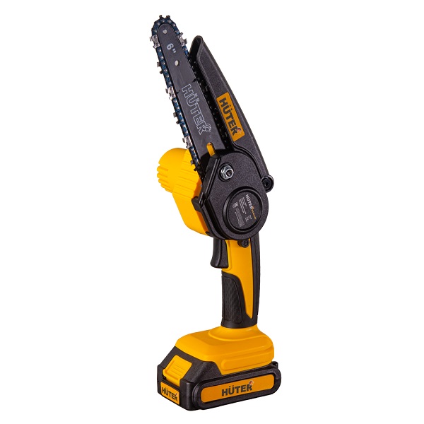 Пила электрическая аккумуляторная HUTER ELS-20-Li-2К, 20В, шина 15см, 2х2Ач Li-Ion, 2,833кг