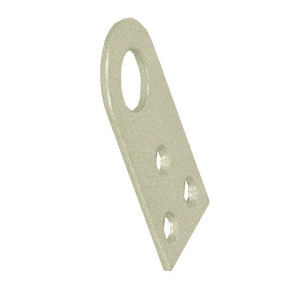 Проушина прямая 40х80мм серый металлик "Тонар"