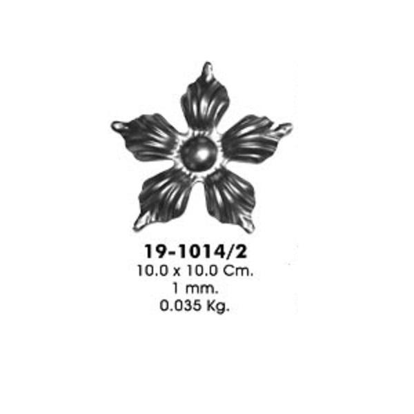 Штампованный элемент 19-1014/2 (10,0х10,0см, 1мм, 0,035кг)