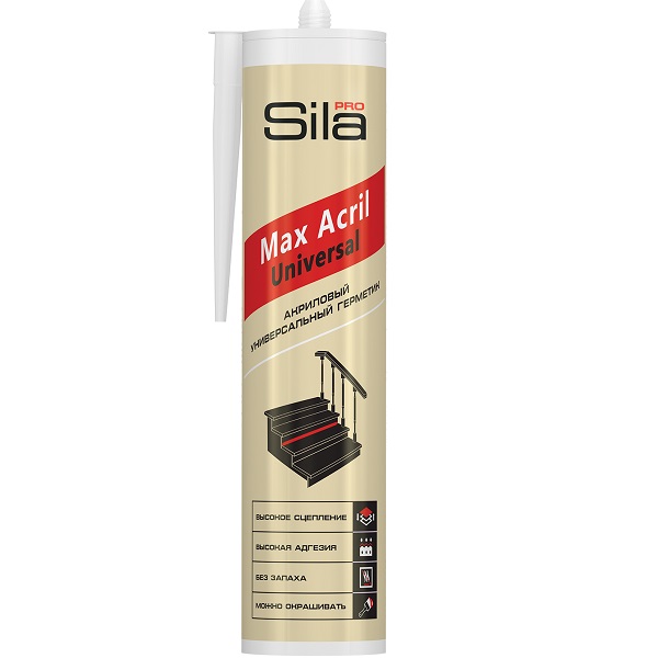 Герметик акриловый универсальный SILA PRO Max Acril Universal 290мл