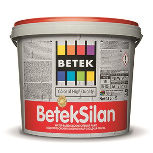Краска BETEK BetekSilan RG5 фасадная, силиконовая, 15 л