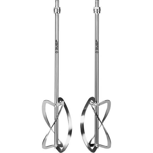 Набор насадок-миксеров ЗУБР для легких растворов, хвостовик М27, 220х590мм