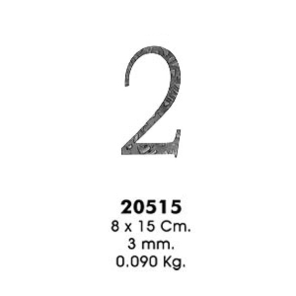 Декоративный элемент 20515-2 (8х15см, 3,0мм, 0,090кг)