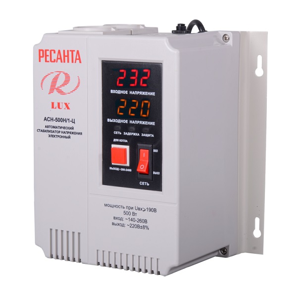 Стабилизатор АСН -  500Н/1-Ц LUX РЕСАНТА