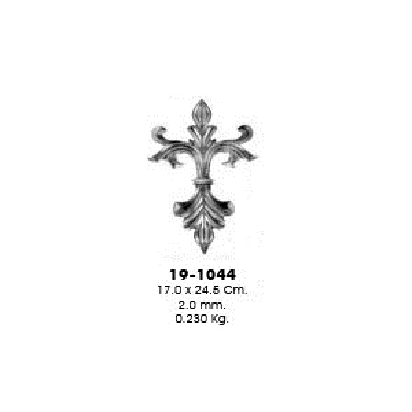 Штампованный элемент 19-1044 (17,0х24,5см, 2,0мм, 0,230кг)