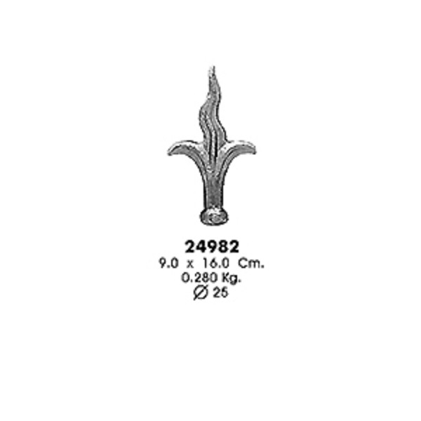 Пика 24982 (9,0х16,0см, d-25мм, 0,280кг)