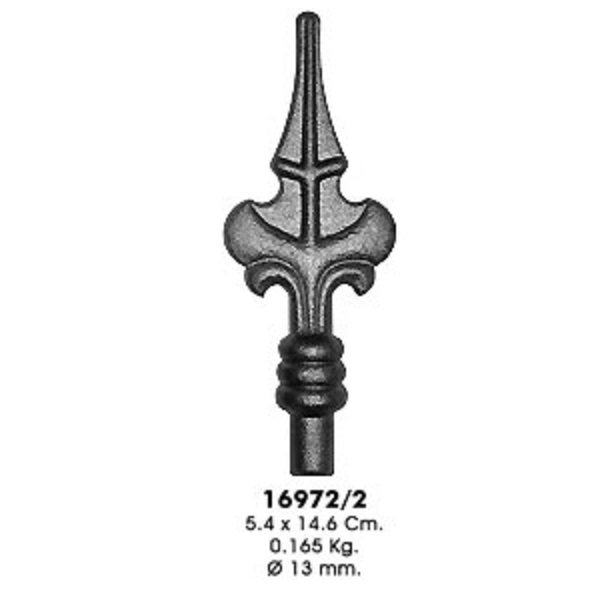 Пика 16972/2 (5,4х14,6см, d-13мм, 0,165кг)
