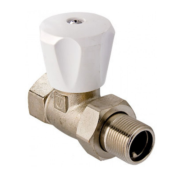 Кран для радиатора VALTEC 1/2 прямой г/ш
