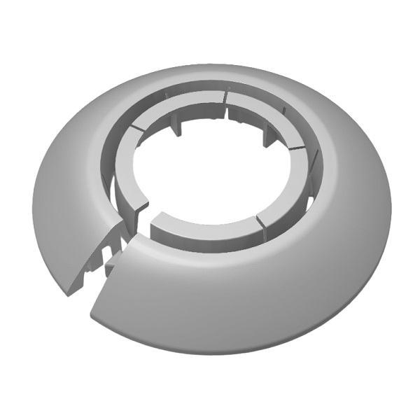 Обвод для трубы IDEAL универсальный d25-34мм, серебристый