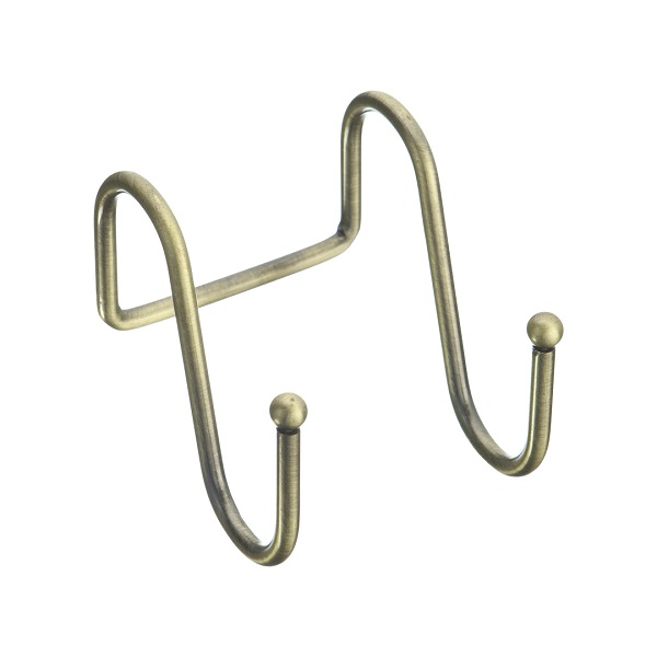 Крючок на рейлинг двойной Lemax 65х55х45 мм, античная бронза