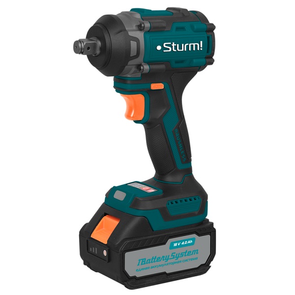 Гайковерт аккумуляторный Sturm! CD20500BL, 18В, 1800/2200/2500уд/мин, 4Ач Li-lon, 1BatterySystem