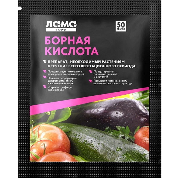 ЛАМА ТОРФ Борная кислота 50г