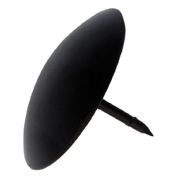 Amig Гвоздь декоративный CLAVO черный 30мм с круглой шляпкой, 2шт.