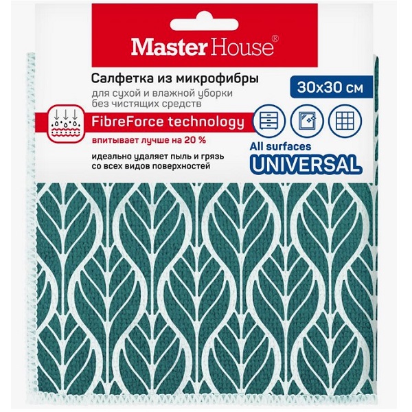 Салфетка MASTER HOUSE Английский сад, из микрофибры, 30х30 см