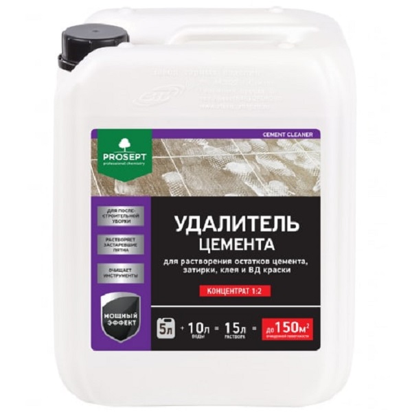 PROSEPT Cement Cleaner удалитель цемента, 5л
