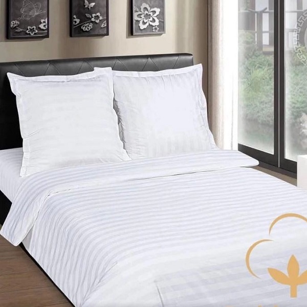 FUANNA Комплект постельного белья 2-спальный страйп сатин