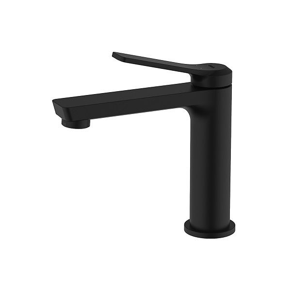 Смеситель для умывальника IDDIS Parker PARBL00i01, короткий излив, матовый черный